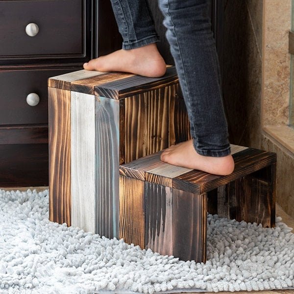 How To Build A DIY Wooden Step Stool With Scrap Wood - Anika's DIY Life
