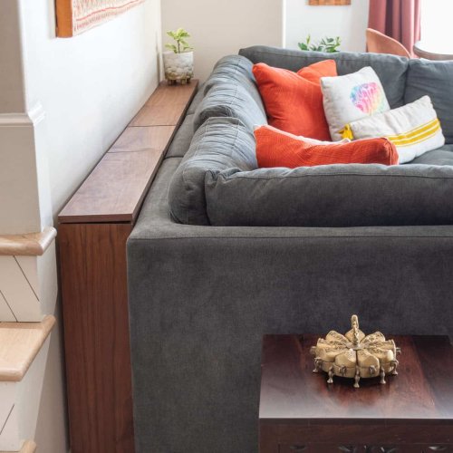 How to Build a Sofa Table With Charging and Storage
