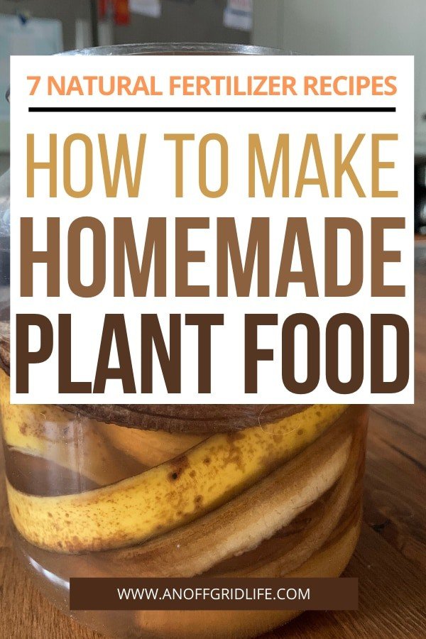 Homemade Plant Food: 7 Easy Natural Fertilizer Recipes