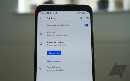 Android's streamlined backup UI is probably already on your phone