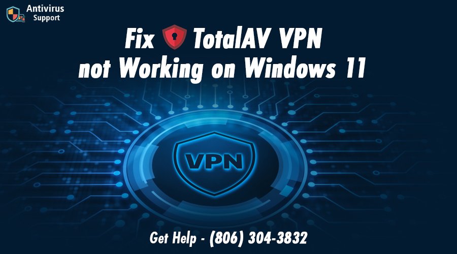 How to Fix TotalAV VPN not Working for Windows 11 - cover