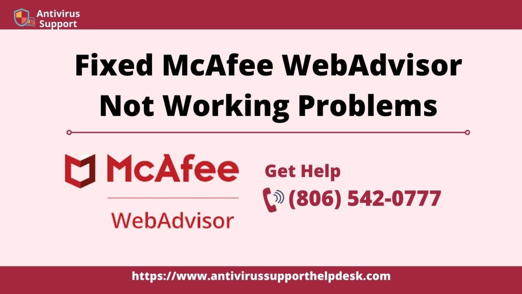 Methods to Fix McAfee WebAdvisor Not Working Problems - cover