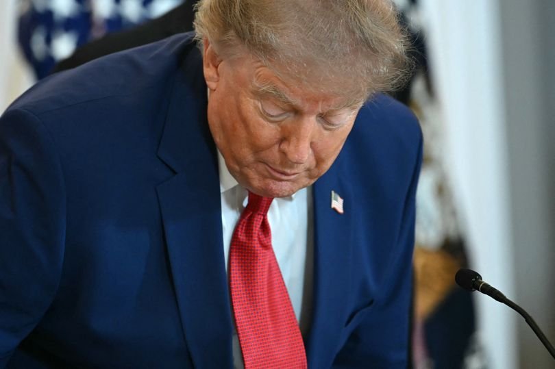 Trump shows off fourth hairstyle this week after 'Mrs Doubtfire' wig rumors
