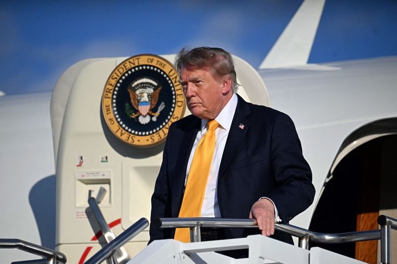 Trump's hands ‘decaying from the inside out’ as health fears explode amid waist bulge and hair color drama