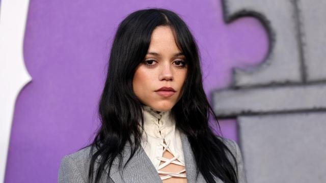 Jenna Ortega Nearly Spills Out of Plunging Dior Dress Dipping Ultra-Low