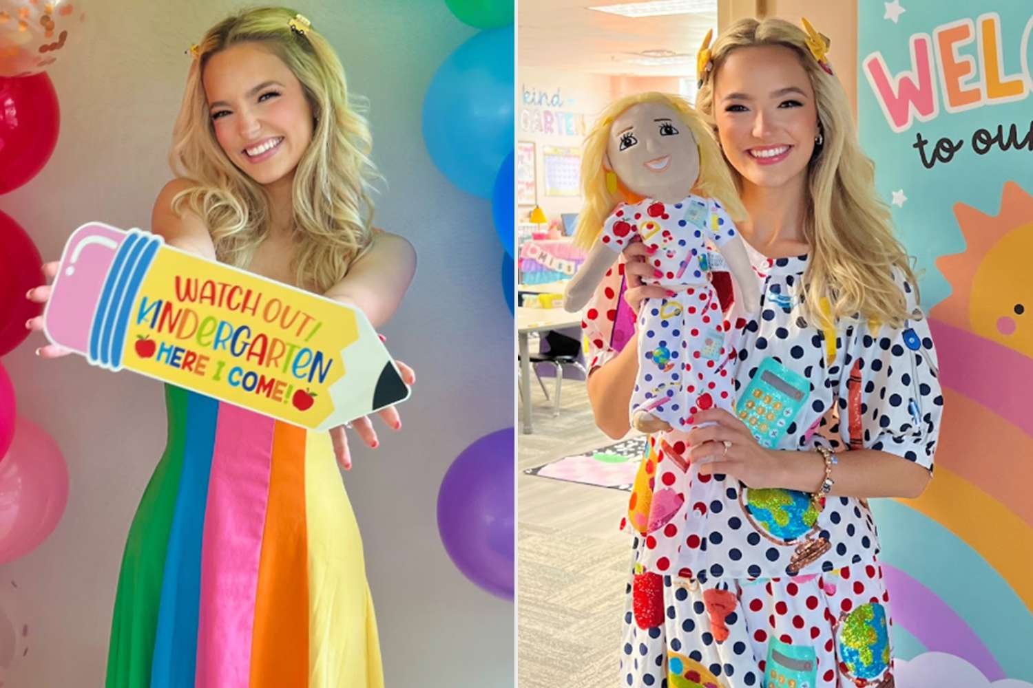 Kindergarten Teacher Is Gaining Attention for Her Head-Turning Work Attire (Exclusive)