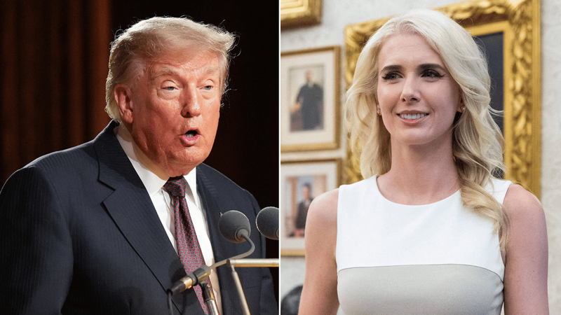 Trump, 80, Spotted Out With Young Blonde Aide — After the Two Were Accused of Having a 'Very Unhealthy' Relationship