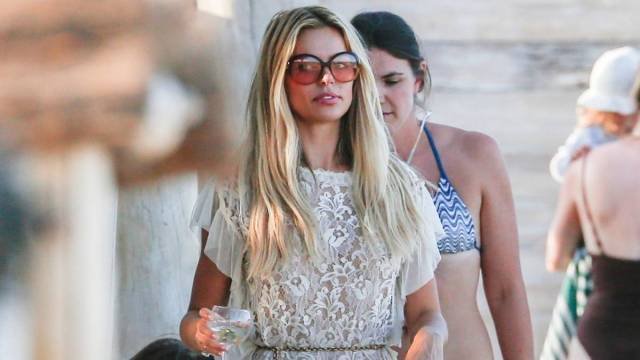 Brooks Nader’s Saint Laurent Micro Minidress Couldn’t Be More See-Through