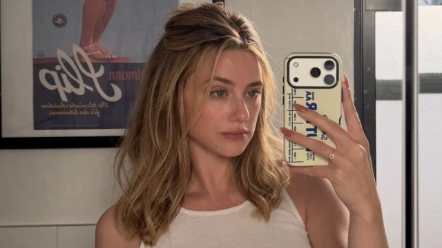 Lili Reinhart’s Plunging Roberto Cavalli Dress Is Vintage & Blinding