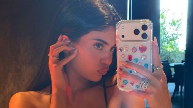 Kylie Jenner’s Plunging Schiaparelli Dress Couldn’t Be More See-Through