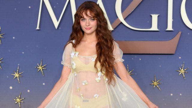 Joey King Flashes Miu Miu Lingerie Under Completely See-Through Gown