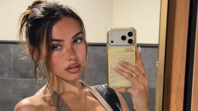 Madison Beer’s Micro Shorts Ride Ridiculously High on Her Thighs