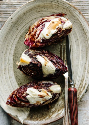 Recipe: Grilled Radicchio with Creamy Cheese