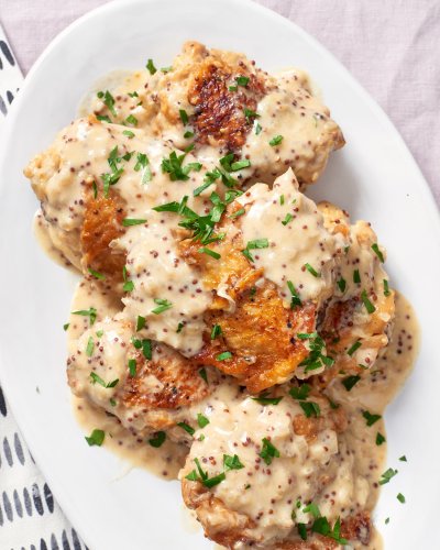 This Creamy, Slow Cooker French Mustard Chicken Is a Flavor Powerhouse