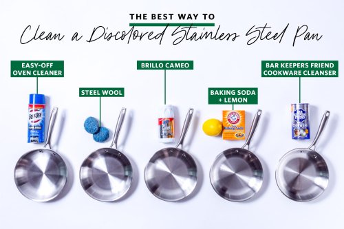 We Tried 5 Methods for Cleaning Discolored Stainless Steel Pans — And the Winner Was Not What We Expected
