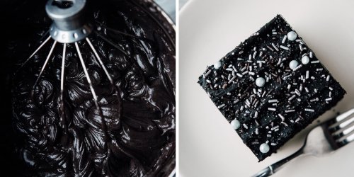 Recipe: Black Cocoa Chocolate Cake
