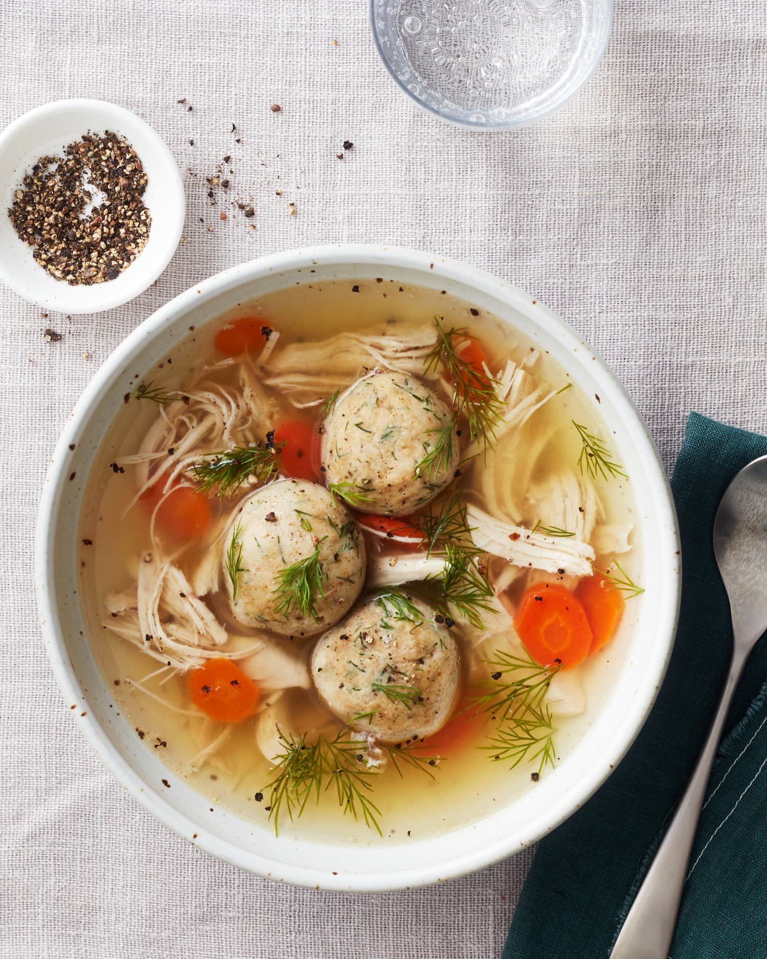 This Homemade Matzo Ball Soup Lets You Choose in the Fluffy vs. Dense Debate
