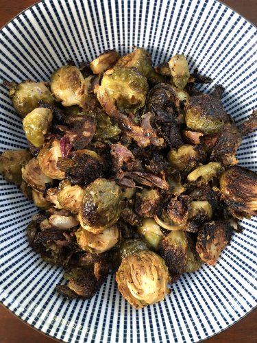 These Dijon-Roasted Brussels Sprouts Are the Only Vegetable I'll Eat