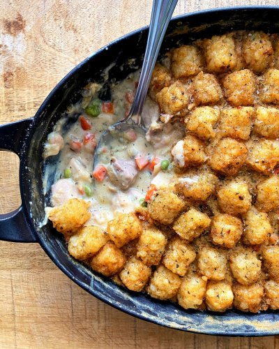 Molly Yeh's Chicken Pot Tot Hot Dish Is My Definition of Comfort Food