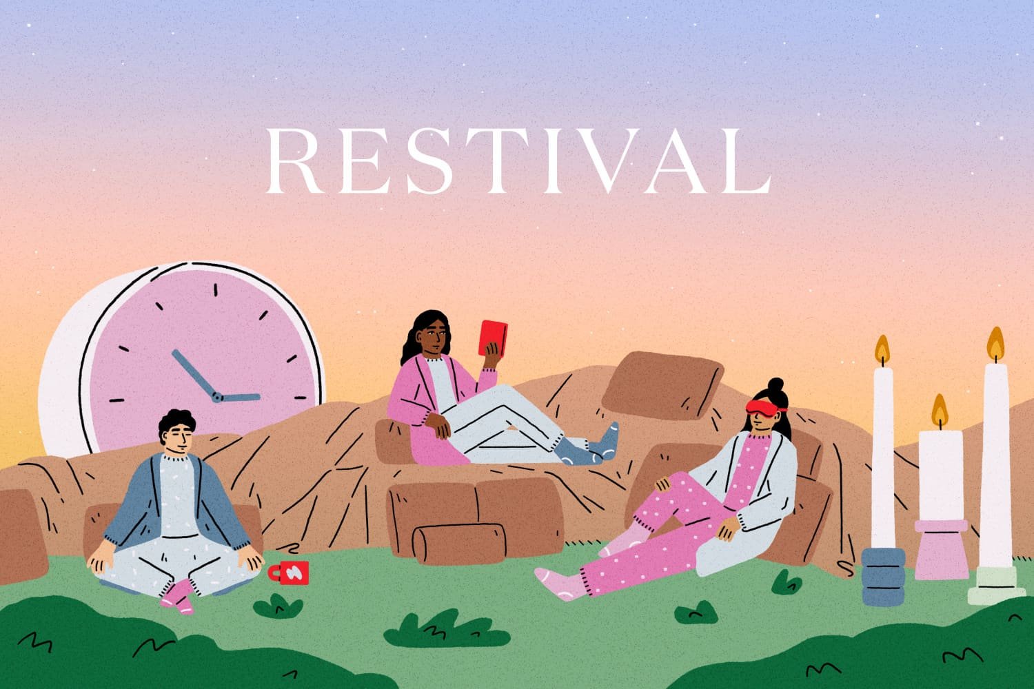 Welcome to Restival Season, Where Relaxing Is the Main Event - cover