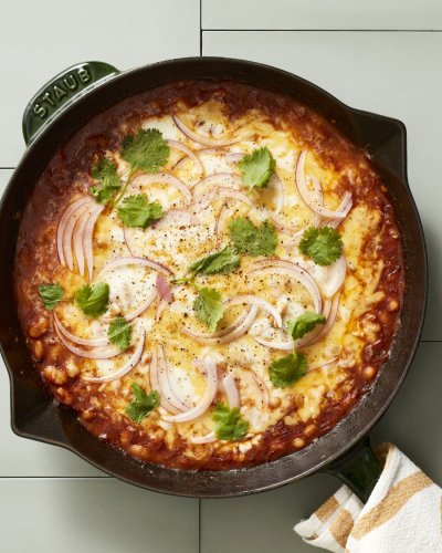 These Cheesy BBQ Pizza Beans Are Every Bit as Good as They Sound