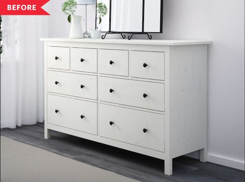 Before and After: A $100 IKEA HEMNES Dresser Hack has the Perfect Amount of Whimsy