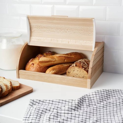 These Incredible Storage Hacks Turn IKEA Bread Boxes Into “Breadside” Tables (Yes, We Know)