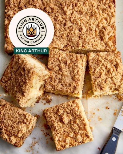 King Arthur’s Coffee Cake Is the Coffee Cake to End All Coffee Cakes (It Even Has a Gooey Filling)