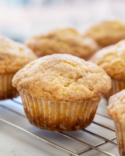 These Sour Cream Cinnamon Sugar Muffins Have a Surprising Secret Ingredient