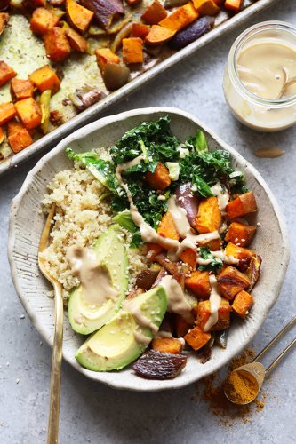 The Healthy Sweet Potato Lunch Bowl I’m Eating in January