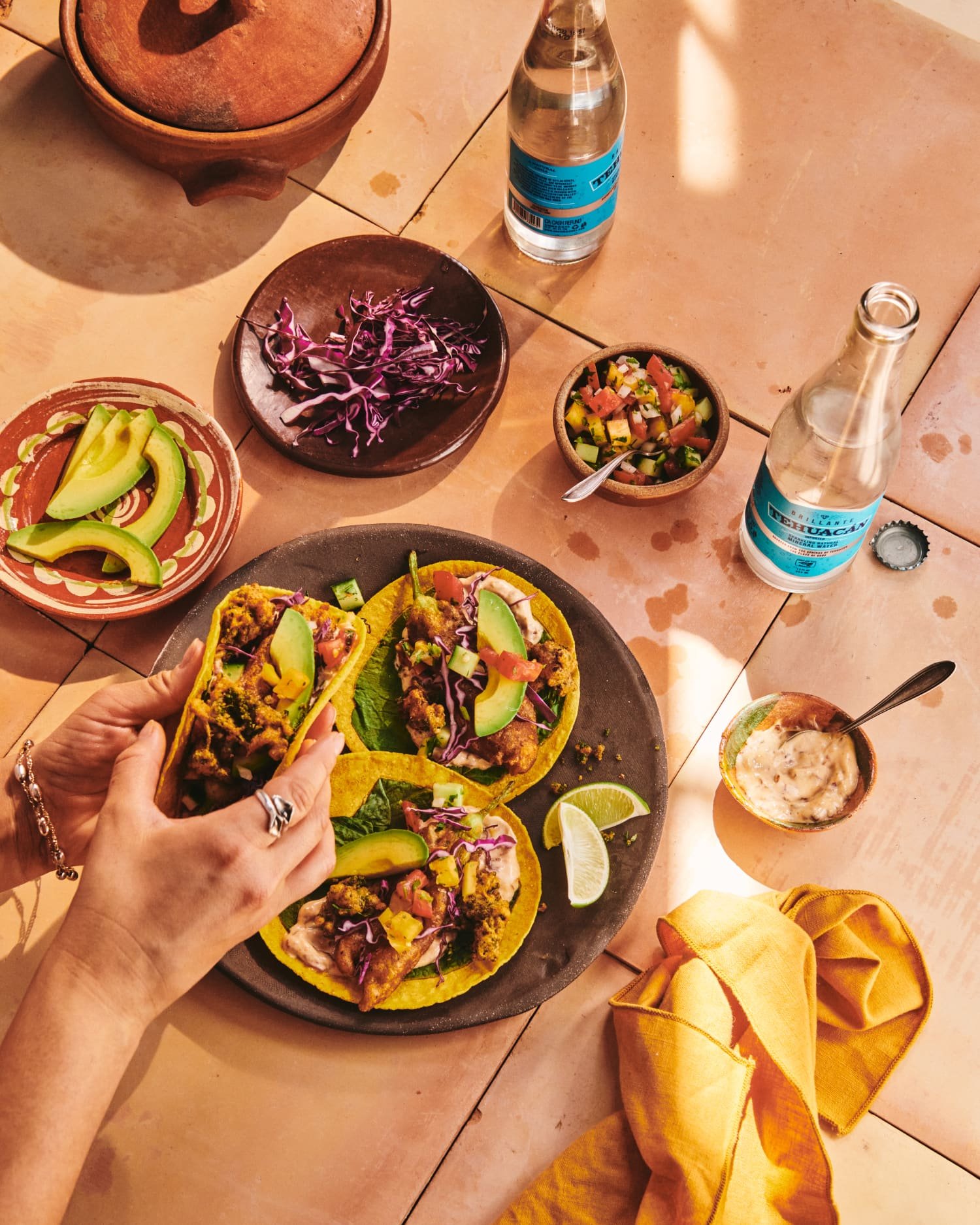 Crisp, Golden Quelite Fishless Tacos Are Even Better than Fish Tacos
