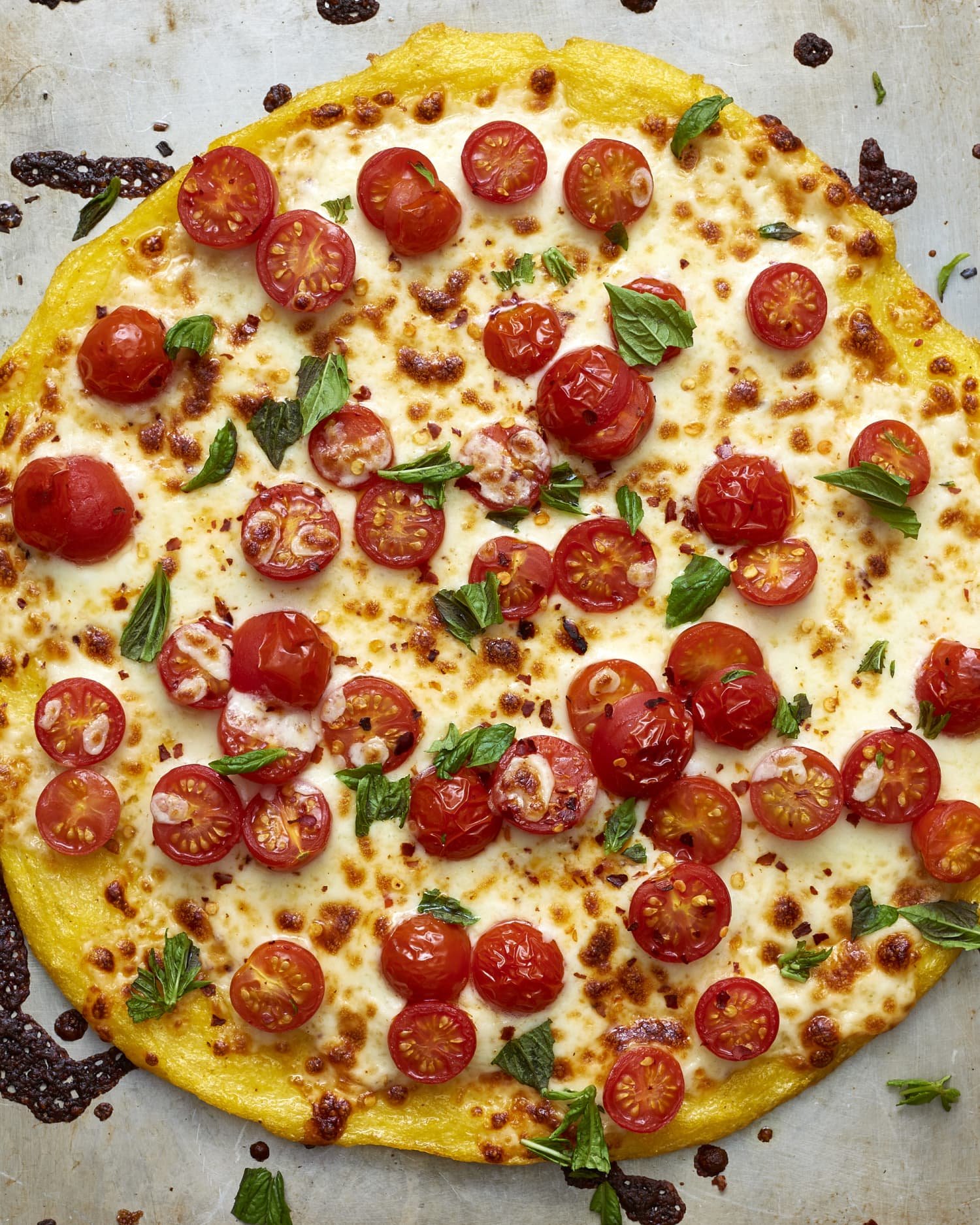 Recipe: Polenta Crust Pizza