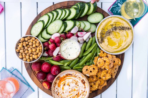 This No-Cook Veggie and Dip Board Is the Lazy Summer Dinner We All Need Right Now