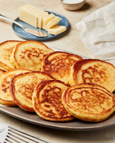 Fluffy, Buttery Johnny Cakes