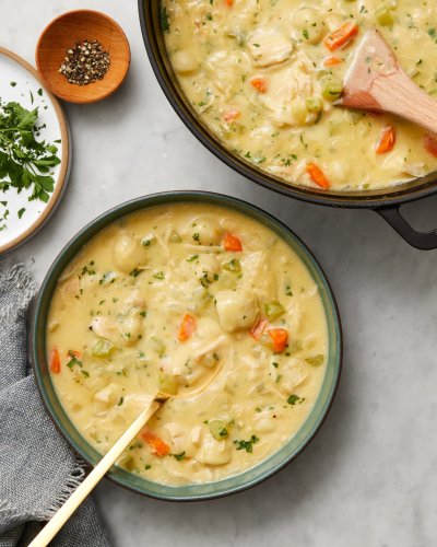 Gnocchi Chicken & Dumplings Is the Definition of Comfort Food