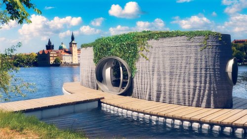 The First 3D Printed House in the Czech Republic Could Float on Water