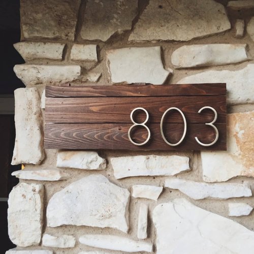 This Must Be The Place: 11 House Number DIY Ideas