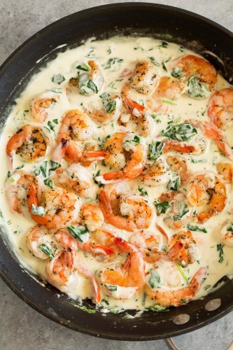 Make This Creamy Parmesan Shrimp for Dinner Tonight