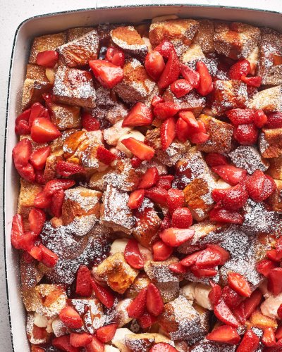 Recipe: Strawberries & Cream French Toast Casserole