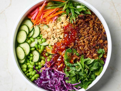 Sweet Chili Crispy Rice Salad