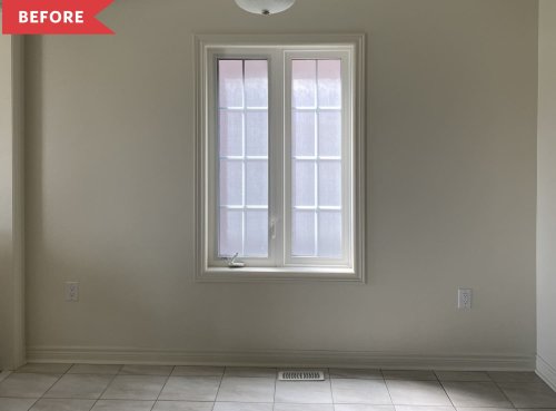 Before & After: A Blank Dining Room Gets a Warm $550 Redo Featuring the Trendiest Color of 2022