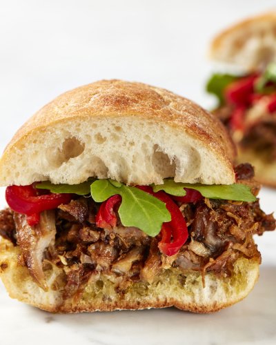 These Pulled Porchetta Sandwiches Will Outrun Any Other Pulled Pork Sandwich