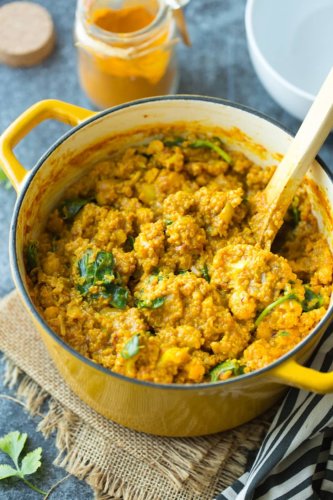 Golden Cauliflower Quinoa Curry Is an Easy Weeknight Hit