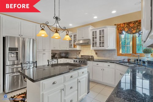 Before & After: A Mismatched Kitchen Gets a Classy, All-White Revamp for $25,000