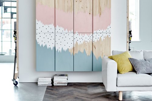 Brilliant IKEA Hacks for Big Blank Walls