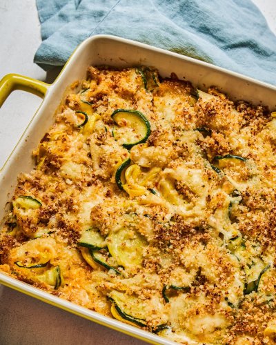 This Creamy Zucchini and Squash Casserole Has Major Mac and Cheese Vibes