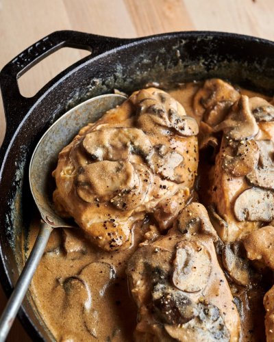 Creamy Balsamic Chicken and Mushrooms Is the Best Thing You'll Cook All Week