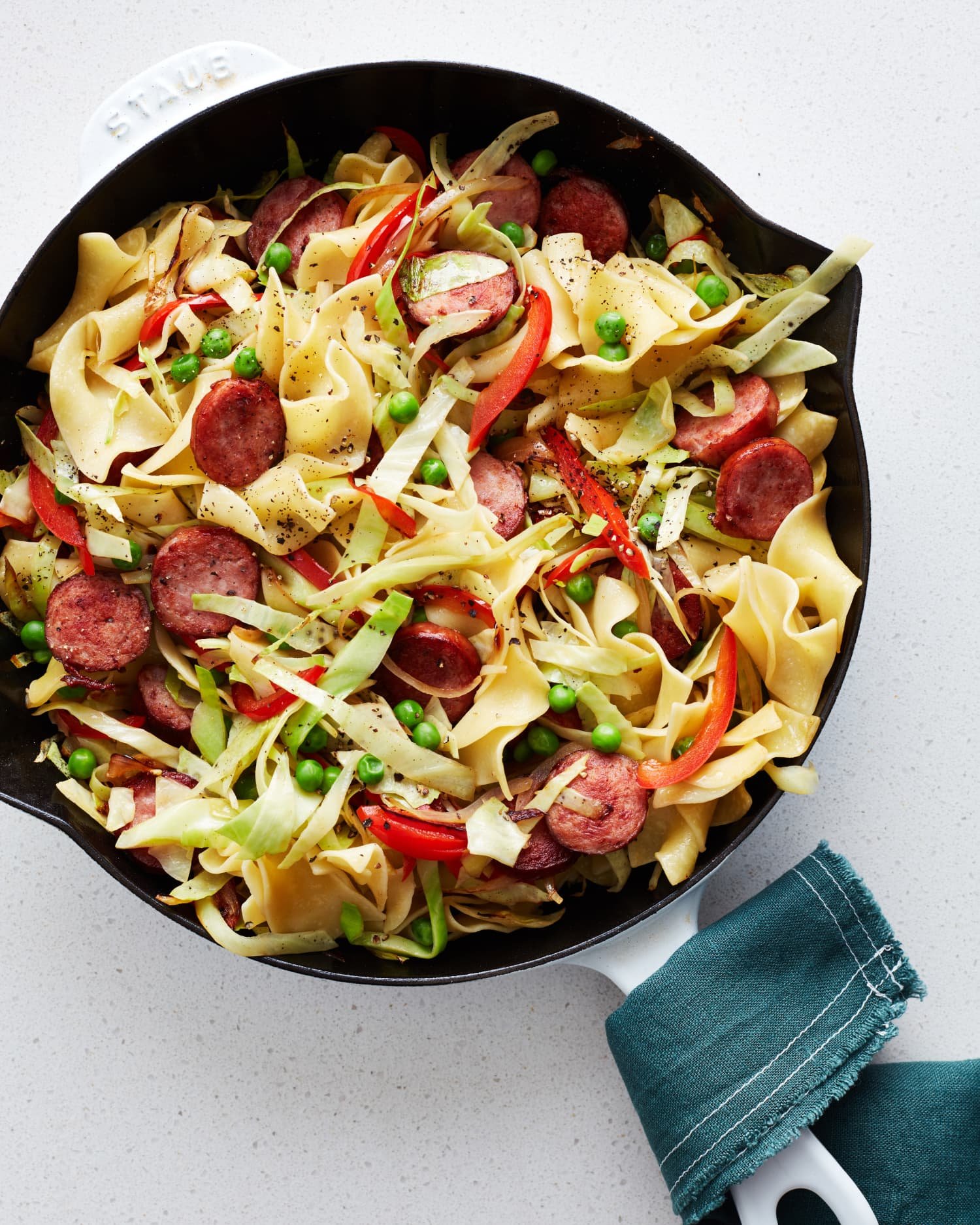 This Hearty One-Pot Cabbage & Sausage Pasta Is All You Need