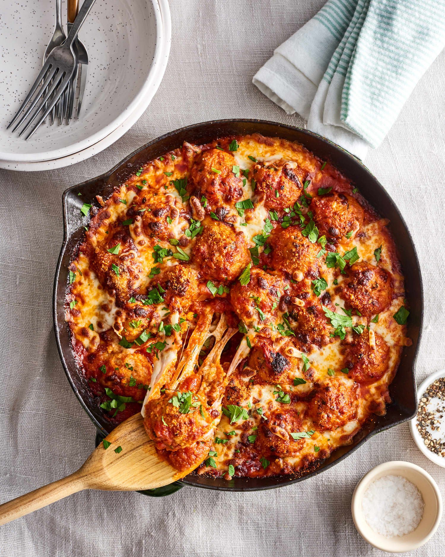 Make Saucy, Cheesy Chicken Parm Meatballs for Dinner Tonight