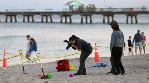 Young girl killed when a hole she dug in the sand collapsed on a Florida beach, authorities say